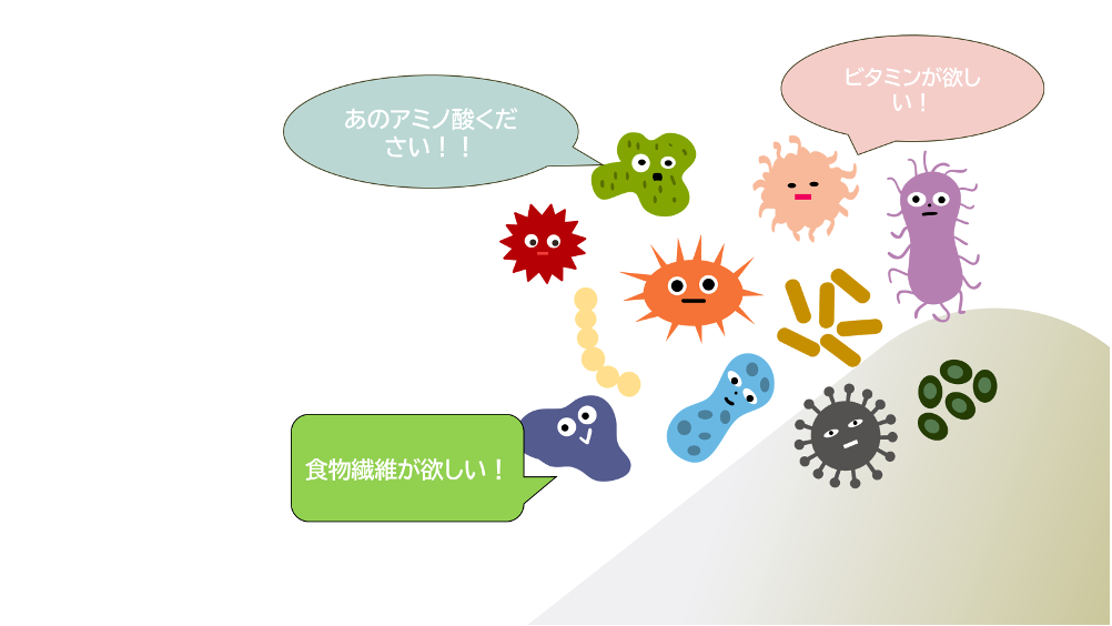 人と相互に助け合う関係にある